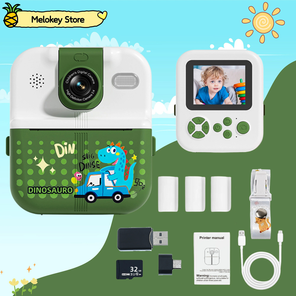Photo stampac kamera JWD dino zelena