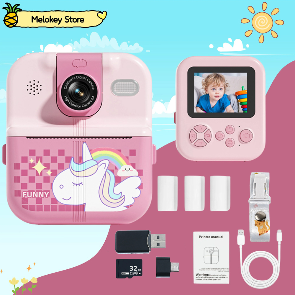 Photo stampac kamera JWD jednorog roze