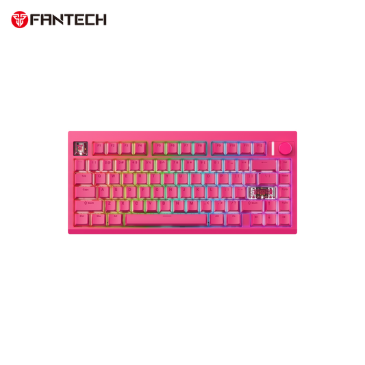 Tastatura Mehanicka Gaming Fantech MK921 Maxfit 8 Wireless pink (brown switch)