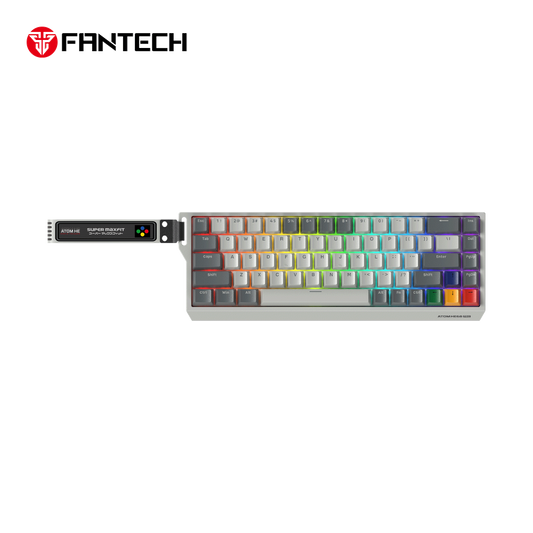 Tastatura Wired Magnetic Gaming Fantech MK922 Atom HE68 Pro Super Maxfit siva (emerald switch)