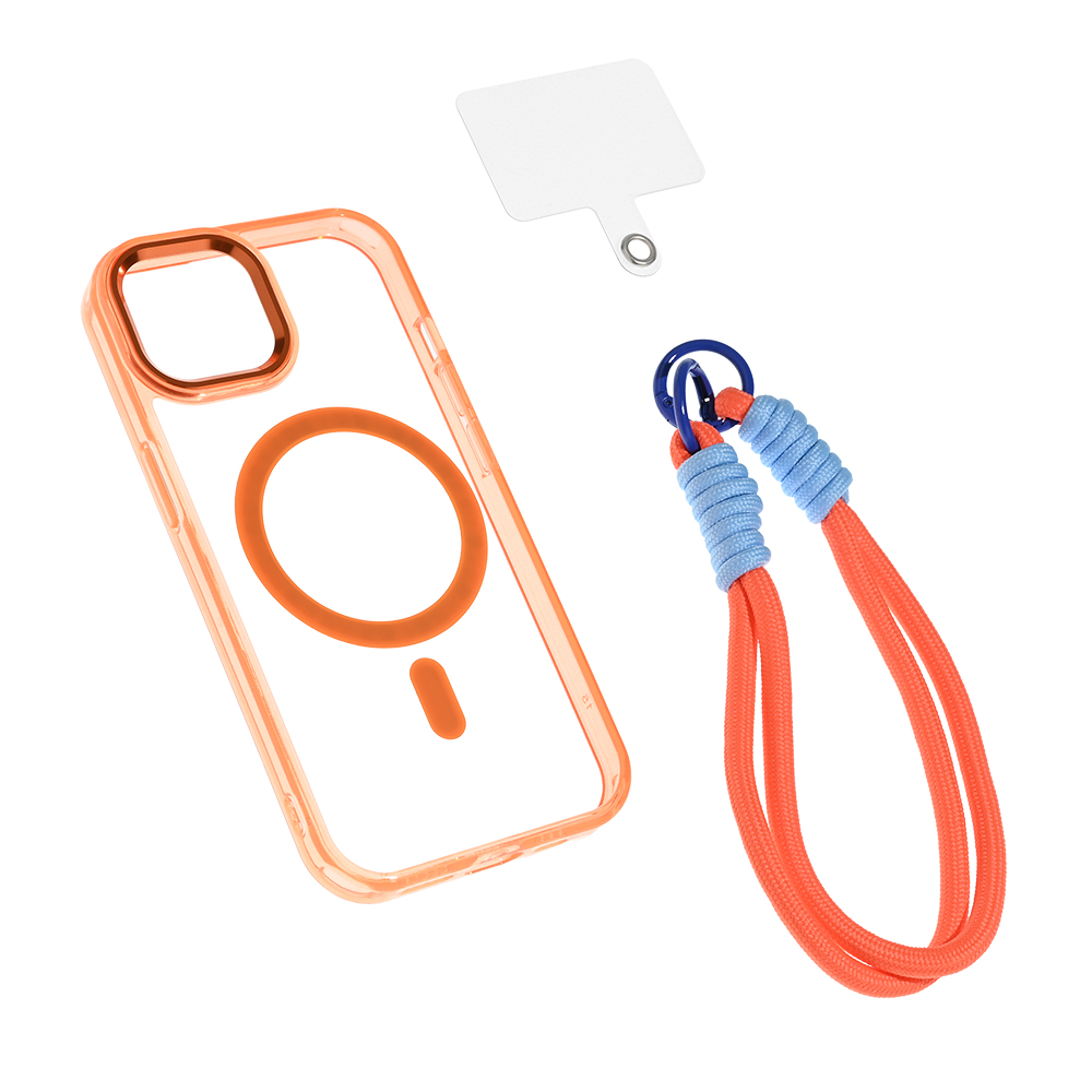 Torbica Magsafe Loop za iPhone 15 6.1 narandzasta