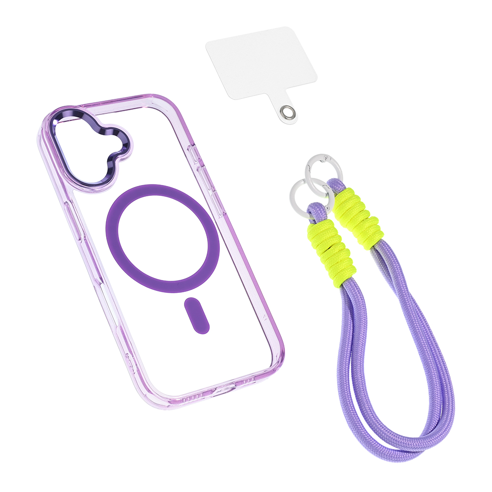 Torbica Magsafe Loop za iPhone 16 6.1 ljubicasta