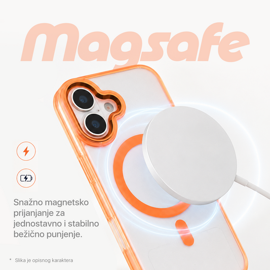 Torbica Magsafe Loop za iPhone 16 Pro 6.3 roze