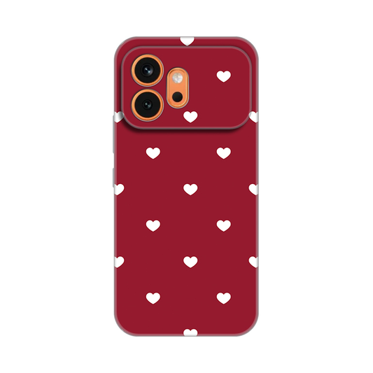 Torbica Silikonska Print Skin za Honor 600 Burgundy Hearts