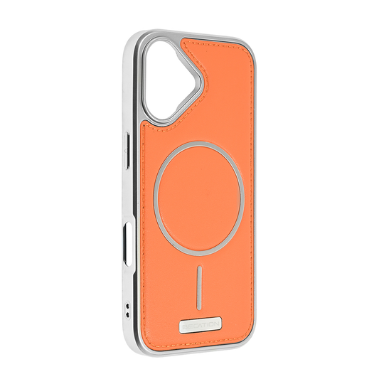 Torbica Magsafe Urban Leather za iPhone 17 6.3 narandzasta