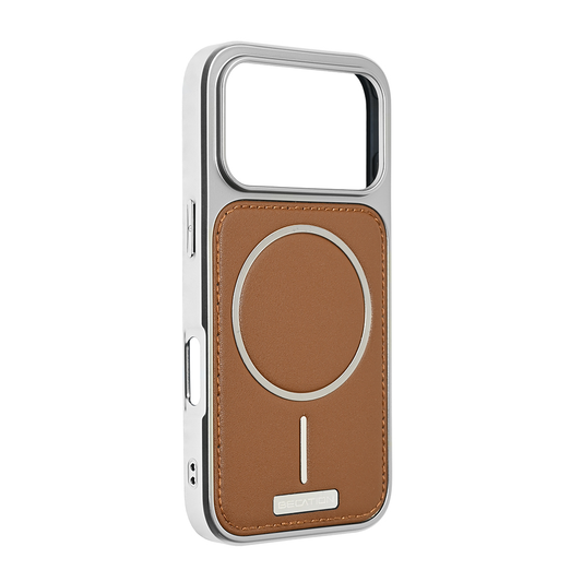Torbica Magsafe Urban Leather za iPhone 17 Pro 6.3 braon