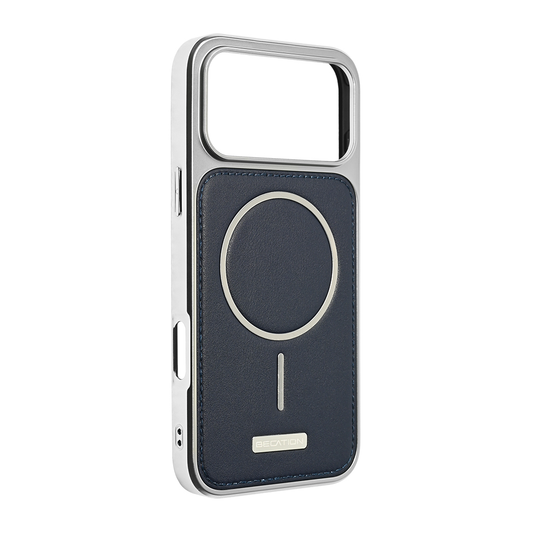Torbica Magsafe Urban Leather za iPhone 17 Pro Max 6.9 tamno plava