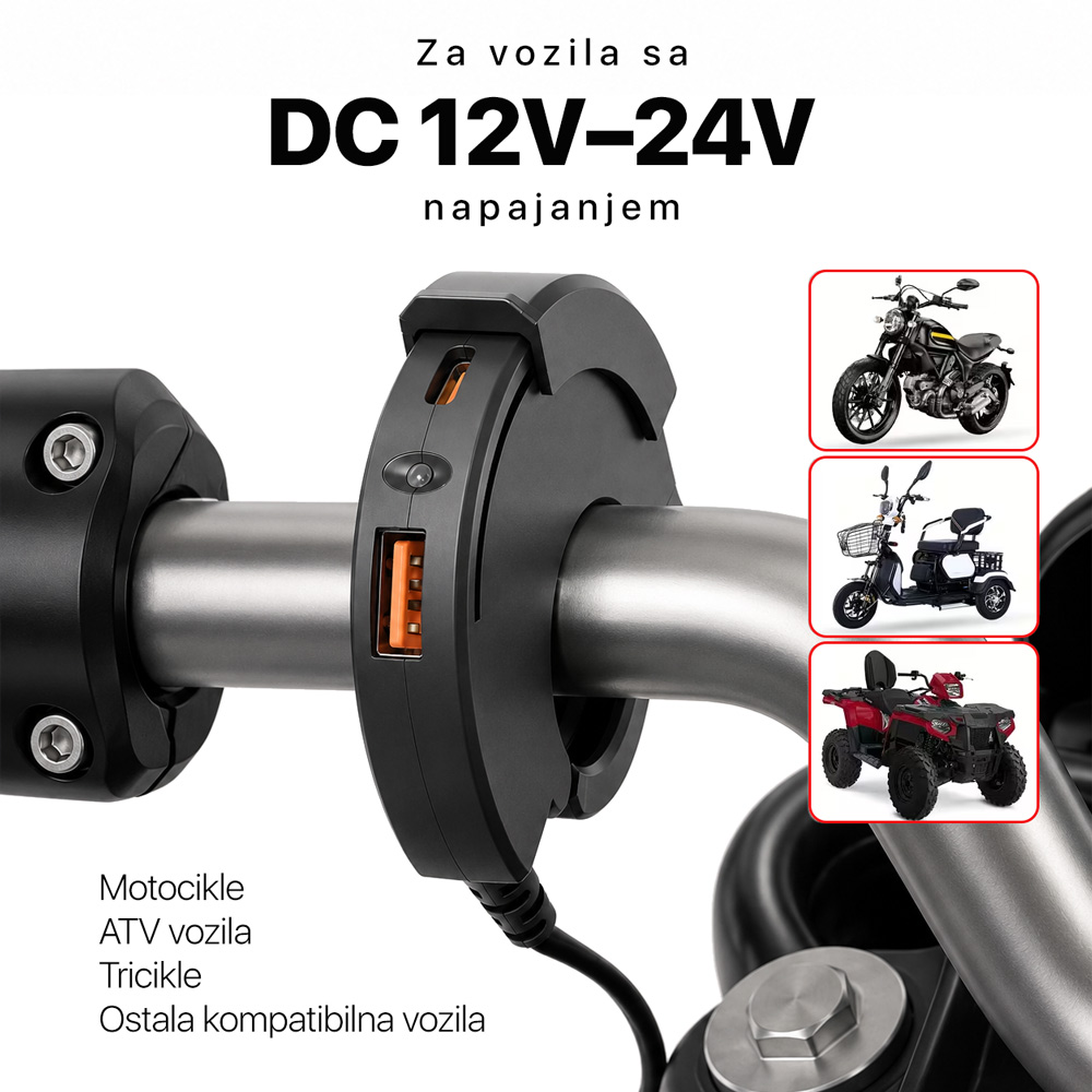 Univerzalni punjac za telefon za korman QC3.0 18W, PD 30W, total power 48W