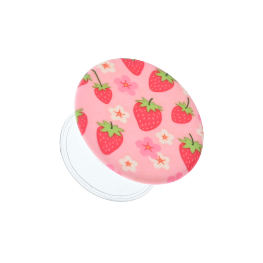 Stalak Pop Strawberry and Flowers roze