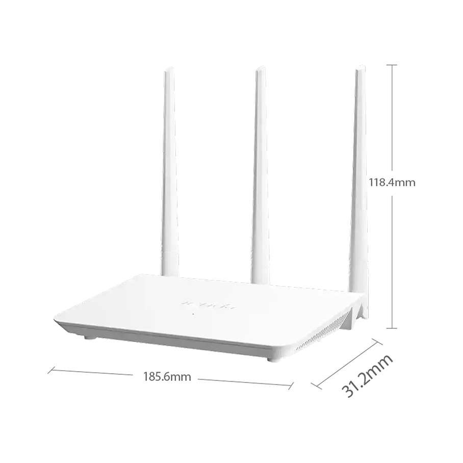 Wireless Router Tenda AC3 AC750Mbps/ext3x5dBi/2,4-5GHz/4xLAN/WAN