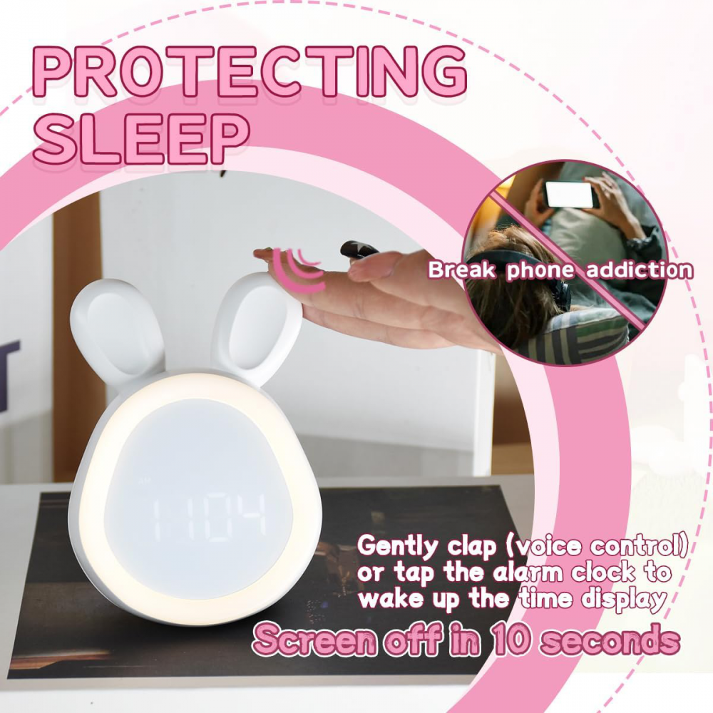 Deciji digitalni sat Bunny roze