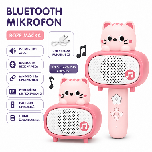 Bluetooth mikrofon Cat rozi