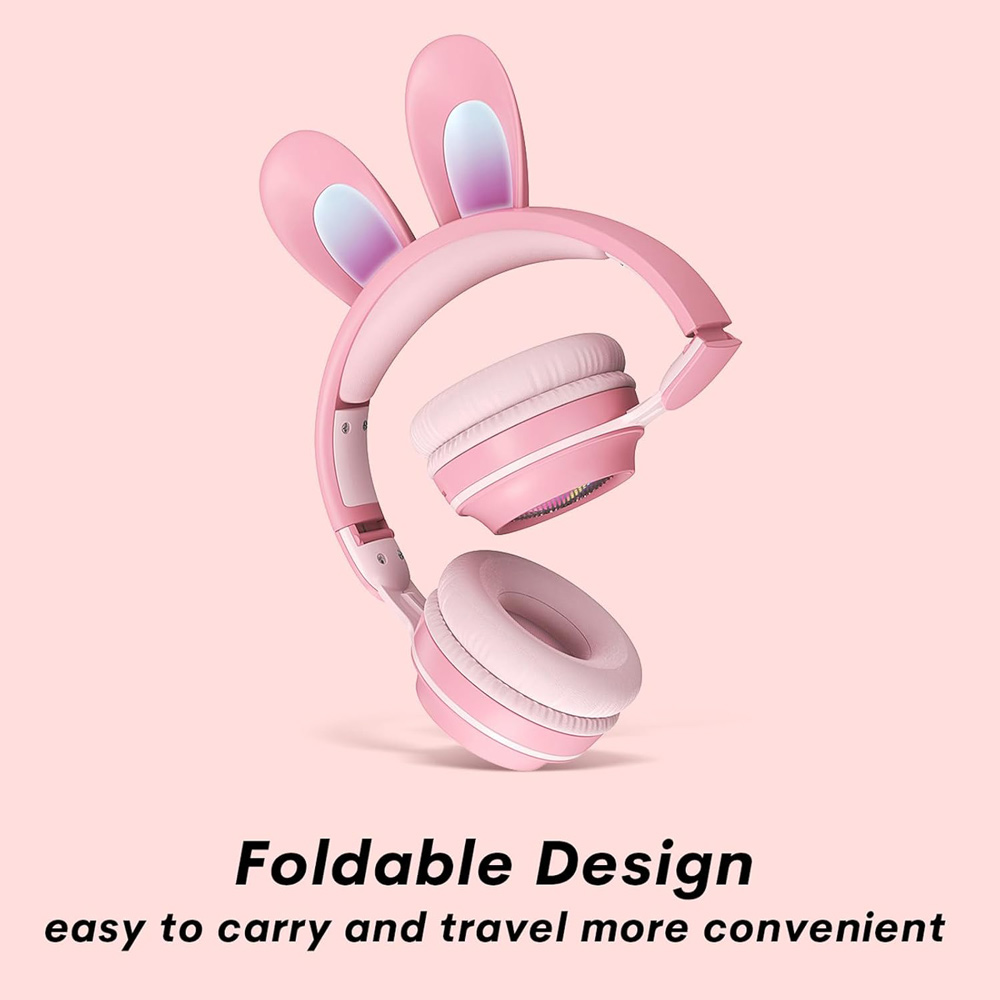 Bluetooth slusalice Bunny bele