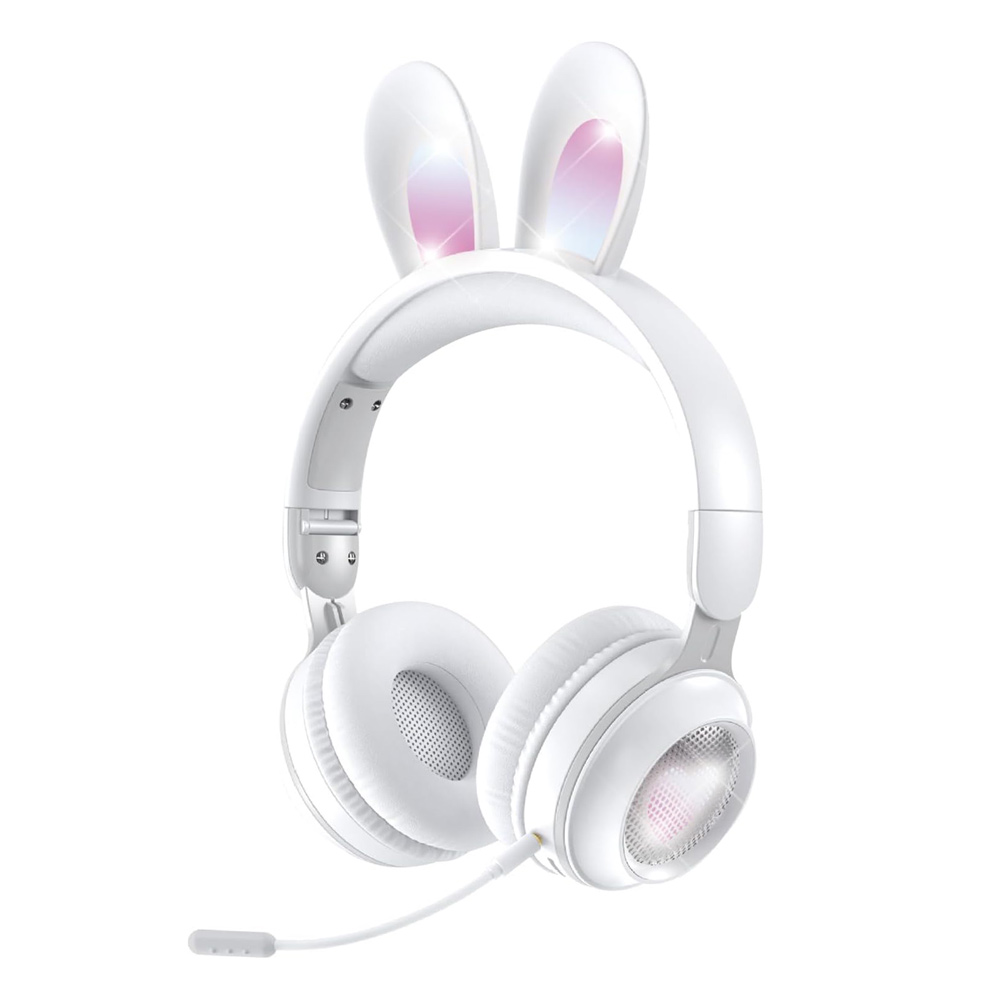 Bluetooth slusalice Bunny bele