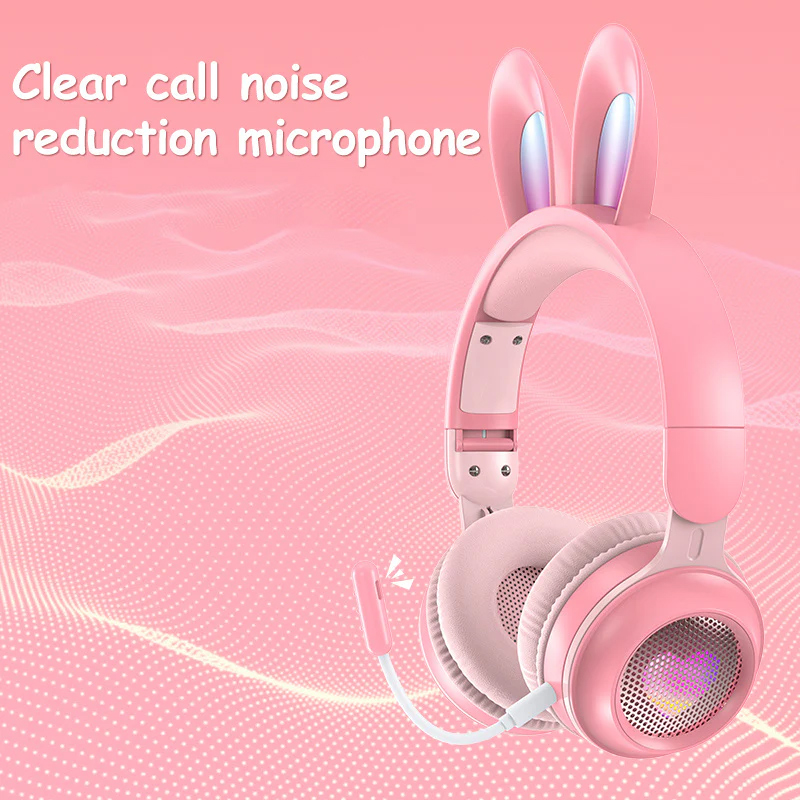 Bluetooth slusalice Bunny plave