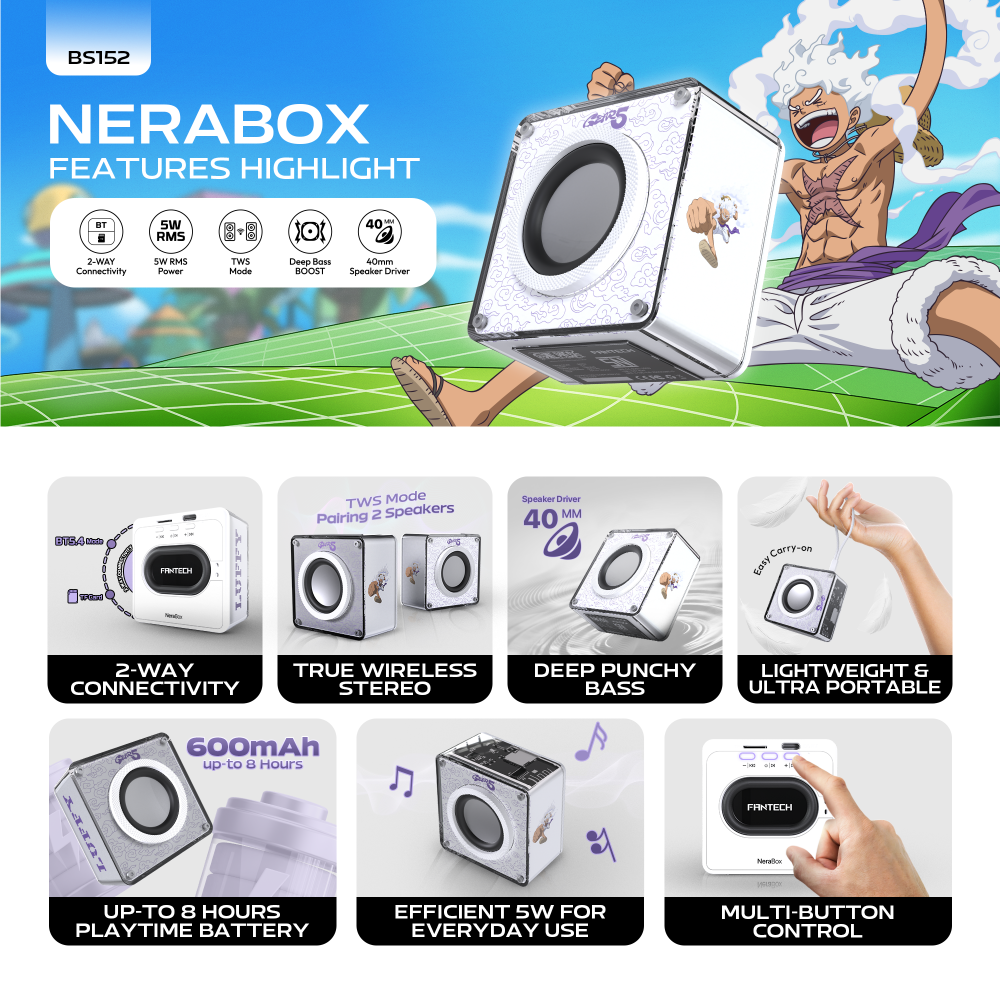 Wireless zvucnik Fantech BS152 OP NeraBox ONE PIECE - GEAR5