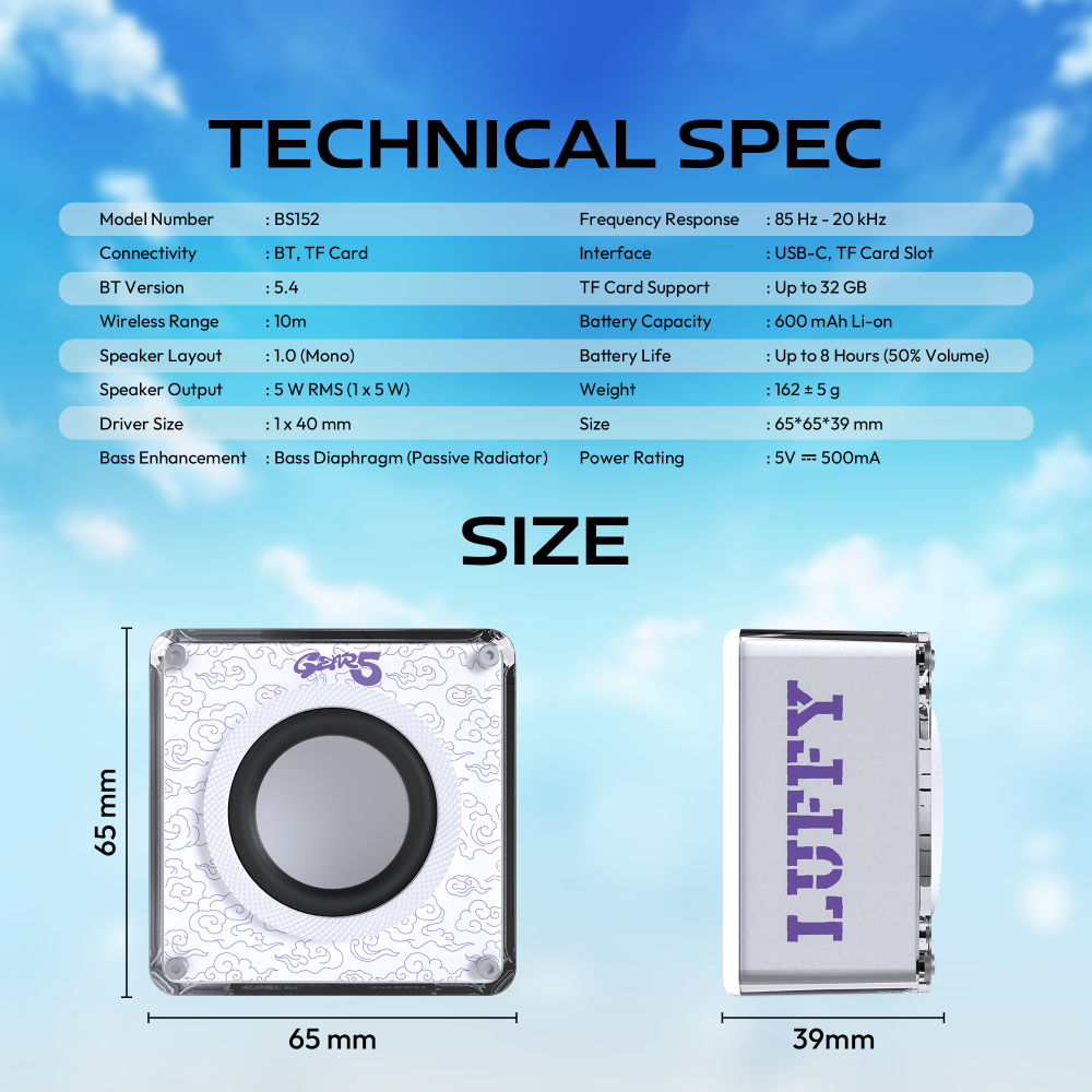 Wireless zvucnik Fantech BS152 OP NeraBox ONE PIECE - GEAR5