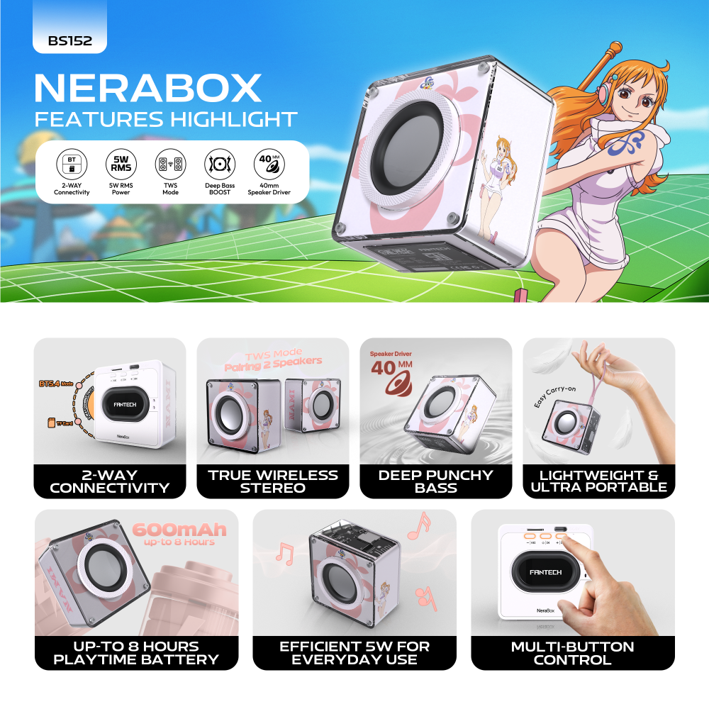 Wireless zvucnik Fantech BS152 OP NeraBox ONE PIECE - NAMI