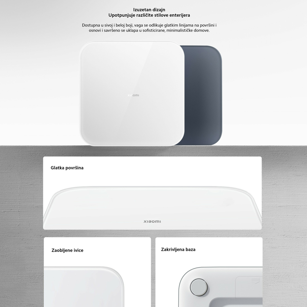Kucna vaga Xiaomi MI Body Composition Scale S200 tamno siva
