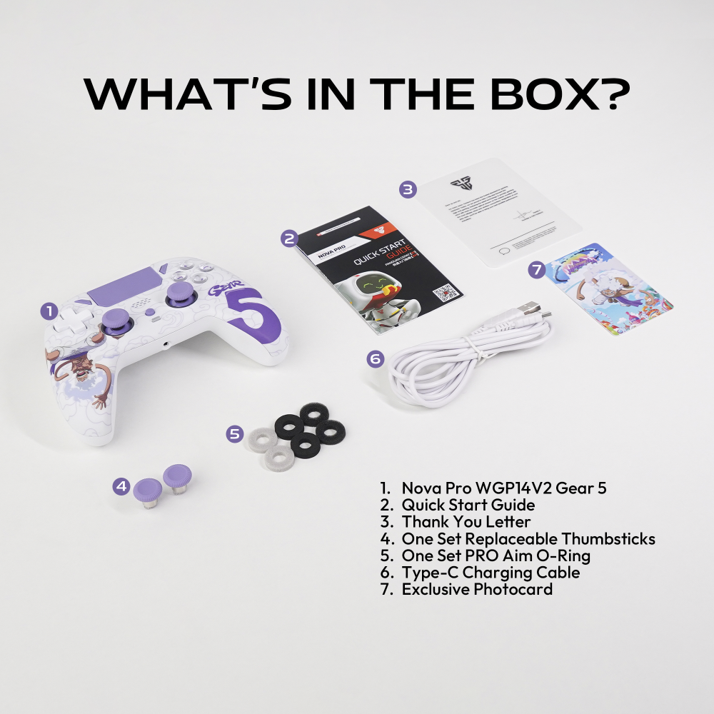 Joypad Wireless Fantech WGP14V2 OP EOS PRO II ONE PIECE - GEAR5