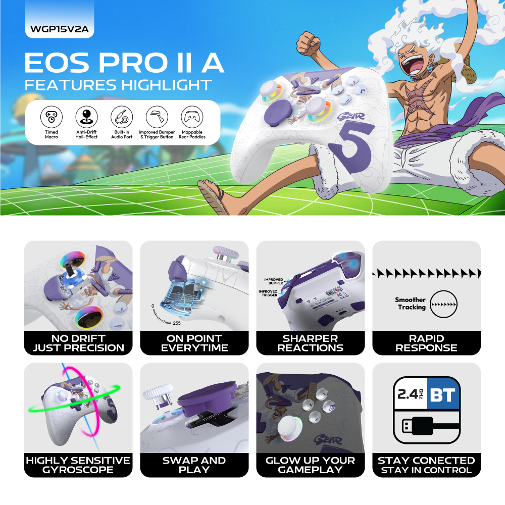 Joypad Wireless Fantech WGP15V2A OP EOS PRO II ONE PIECE - GEAR5