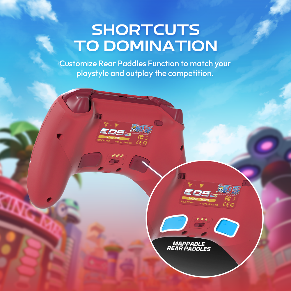 Joypad Wireless Fantech WGP15V2A OP EOS PRO II ONE PIECE - LUFFY