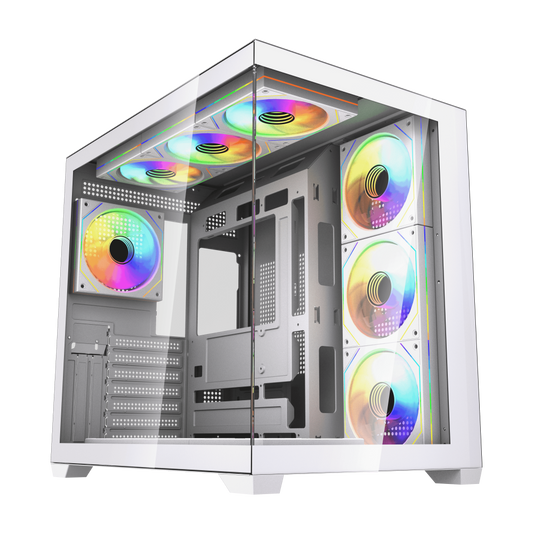 Kuciste Gaming Fantech CG85X Lumina belo
