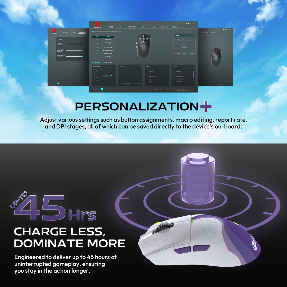 Mis Wireless Gaming Fantech WG13E Tanto E ONE PIECE - GEAR5