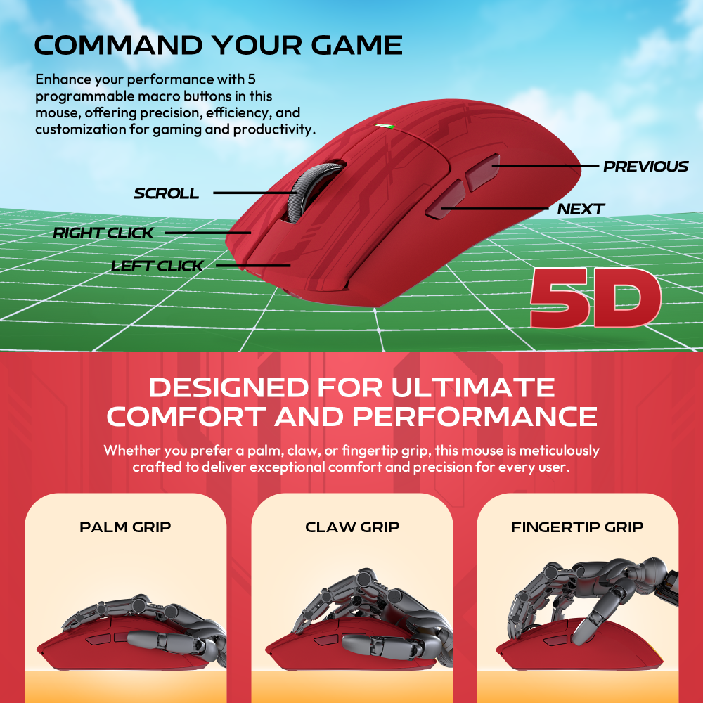 Mis Wireless Gaming Fantech WG13E Tanto E ONE PIECE - LUFFY