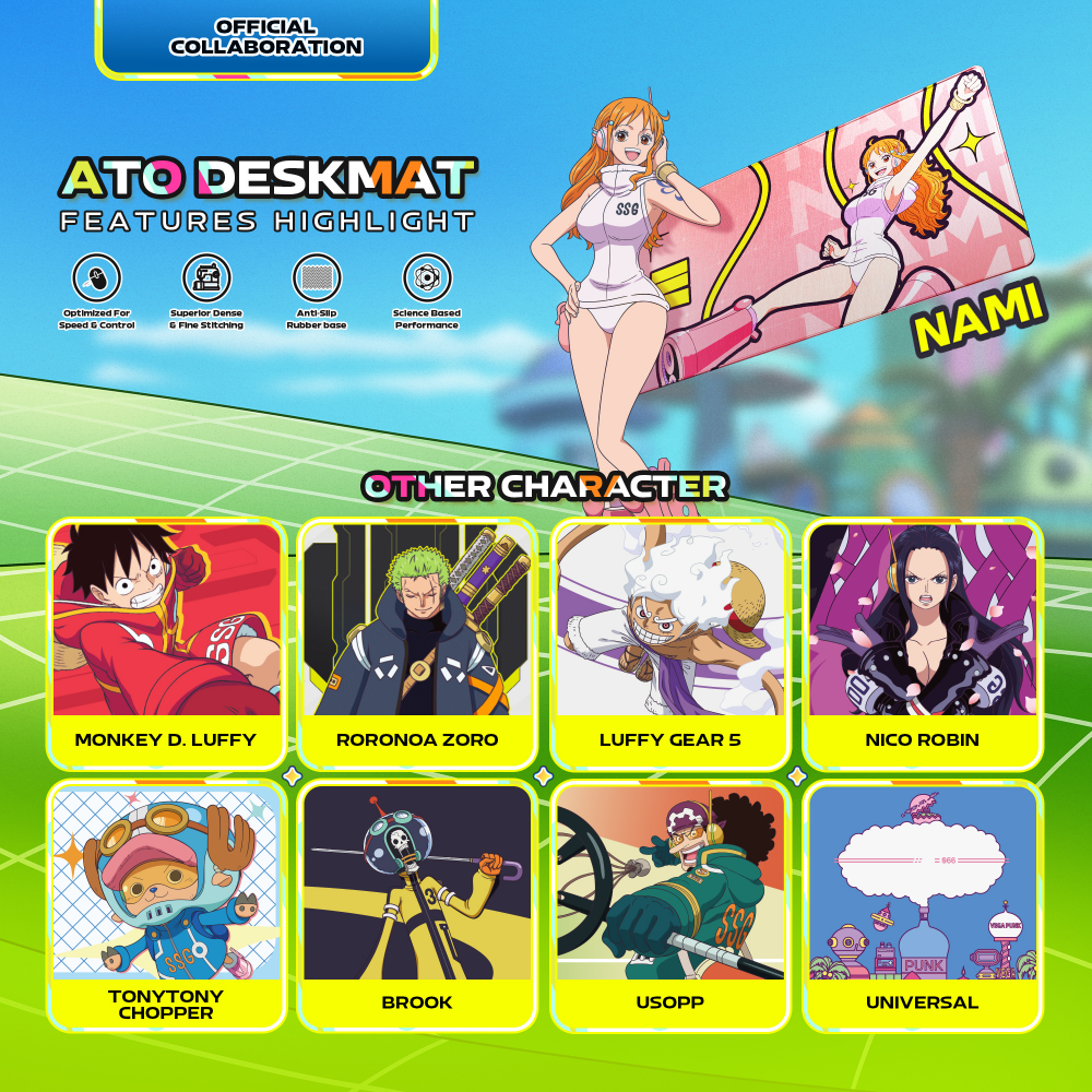Podloga za mis Fantech Deskmat MP905 OP Ato ONE PIECE - NAMI