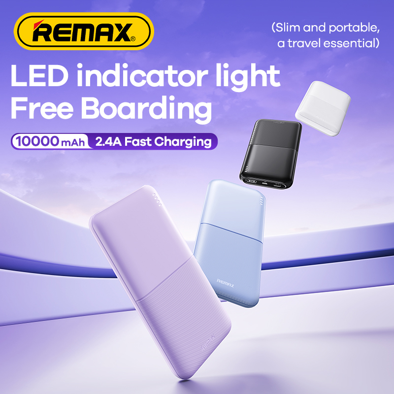 Power bank prenosiva baterija REMAX Lango II Series RPP-23 2.4A 10000mAh ljubicasti