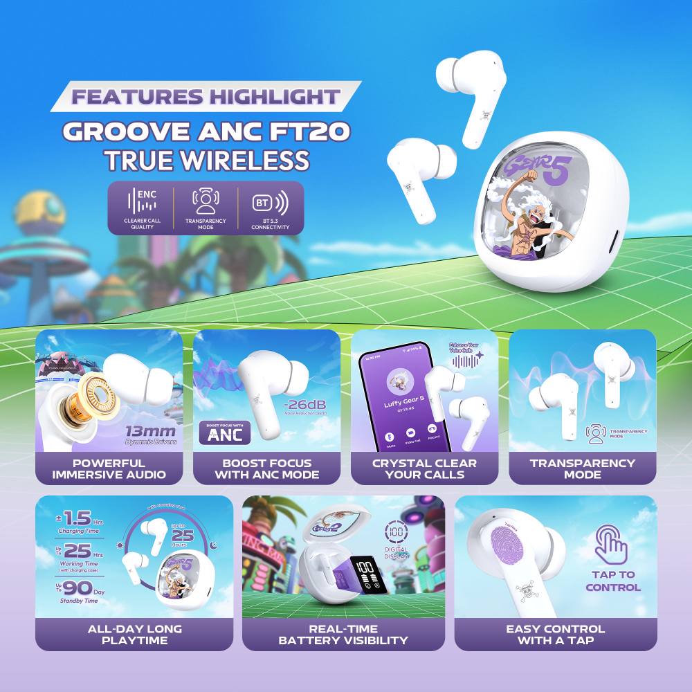 Slusalice Wireless Fantech  FT20 OP Groove ANC ONE PIECE - GEAR5