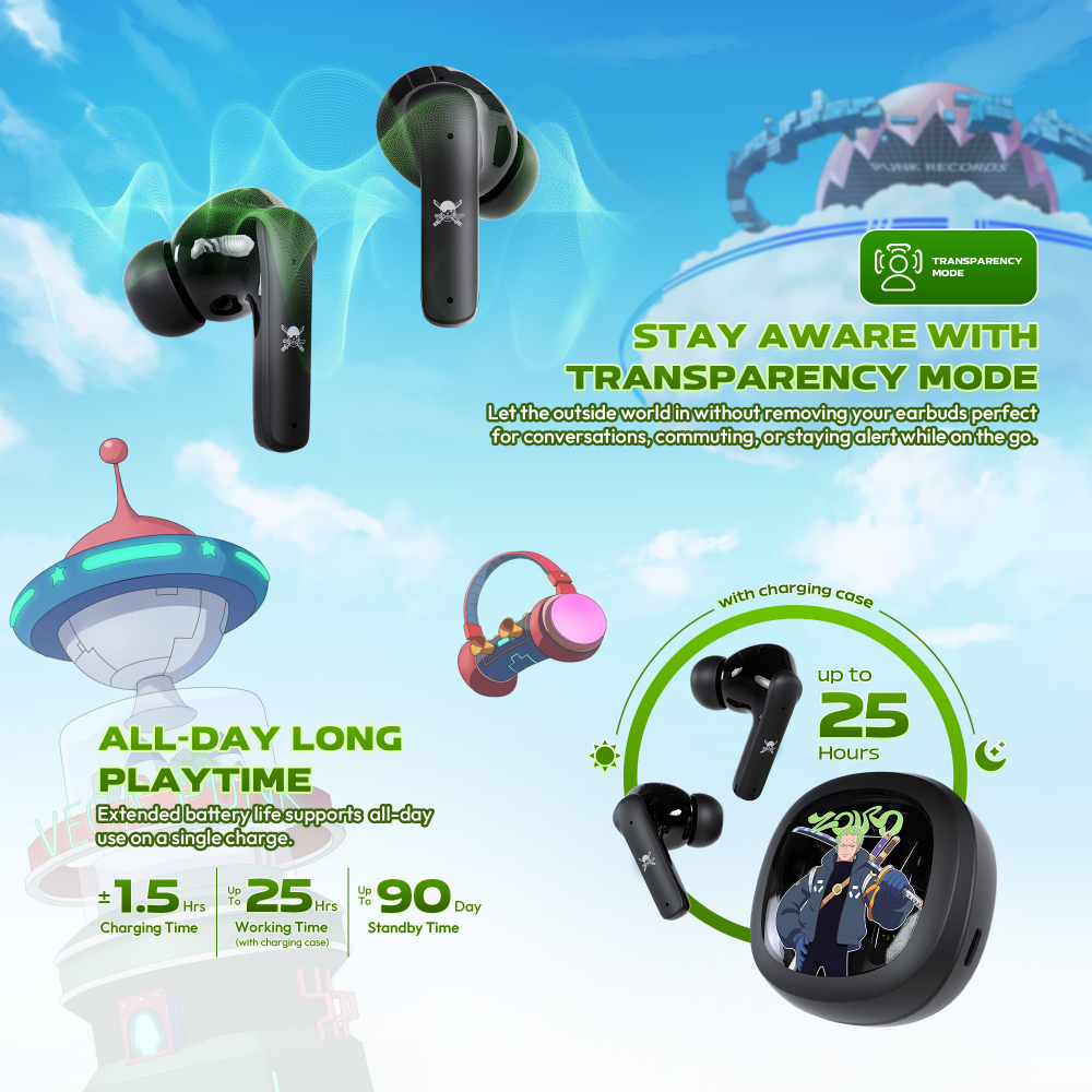 Slusalice Wireless Fantech  FT20 OP Groove ANC ONE PIECE - ZORO