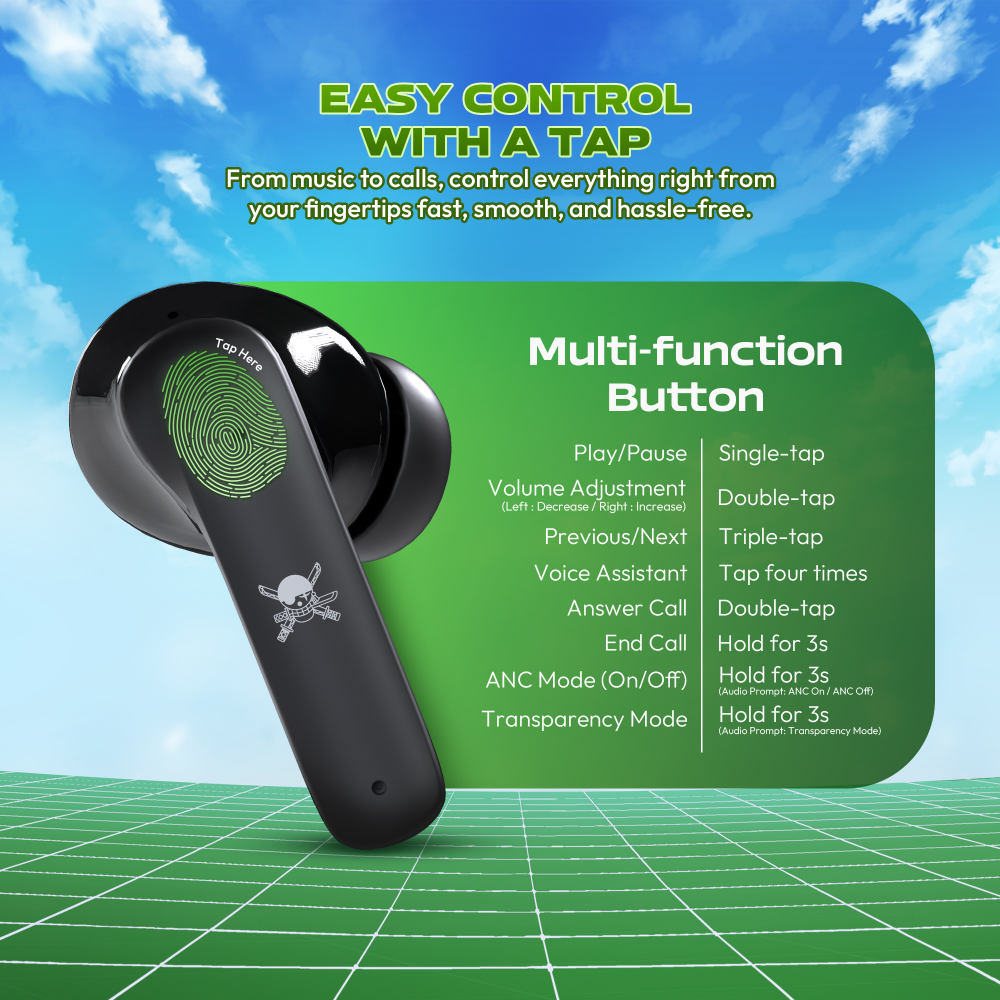 Slusalice Wireless Fantech  FT20 OP Groove ANC ONE PIECE - ZORO