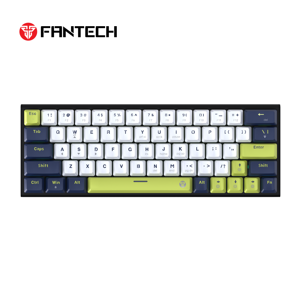 Tastatura Mehanicka Gaming Fantech MK874V2 RGB Atom 63 Mori bela (taro switch)
