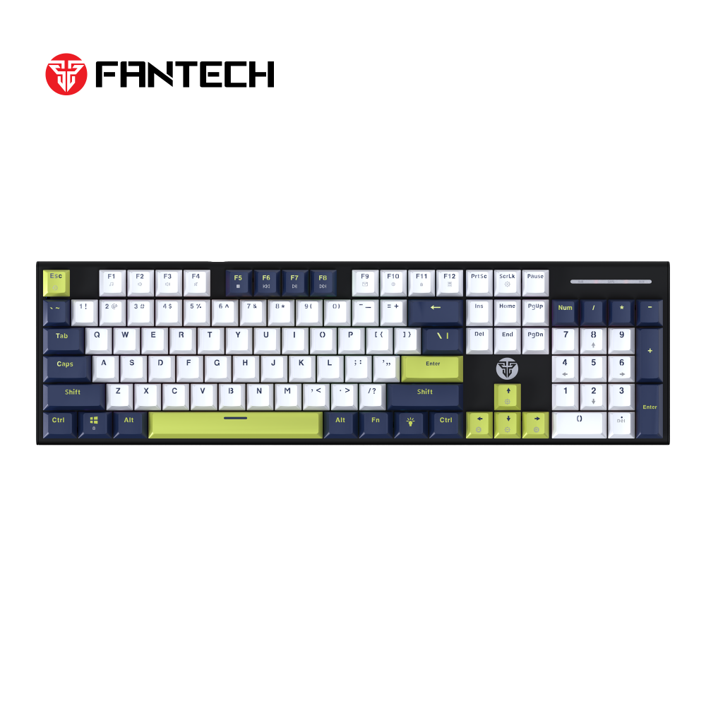 Tastatura Mehanicka Gaming Fantech MK878S RGB Atom 104S Mori bela (Rosie switch)