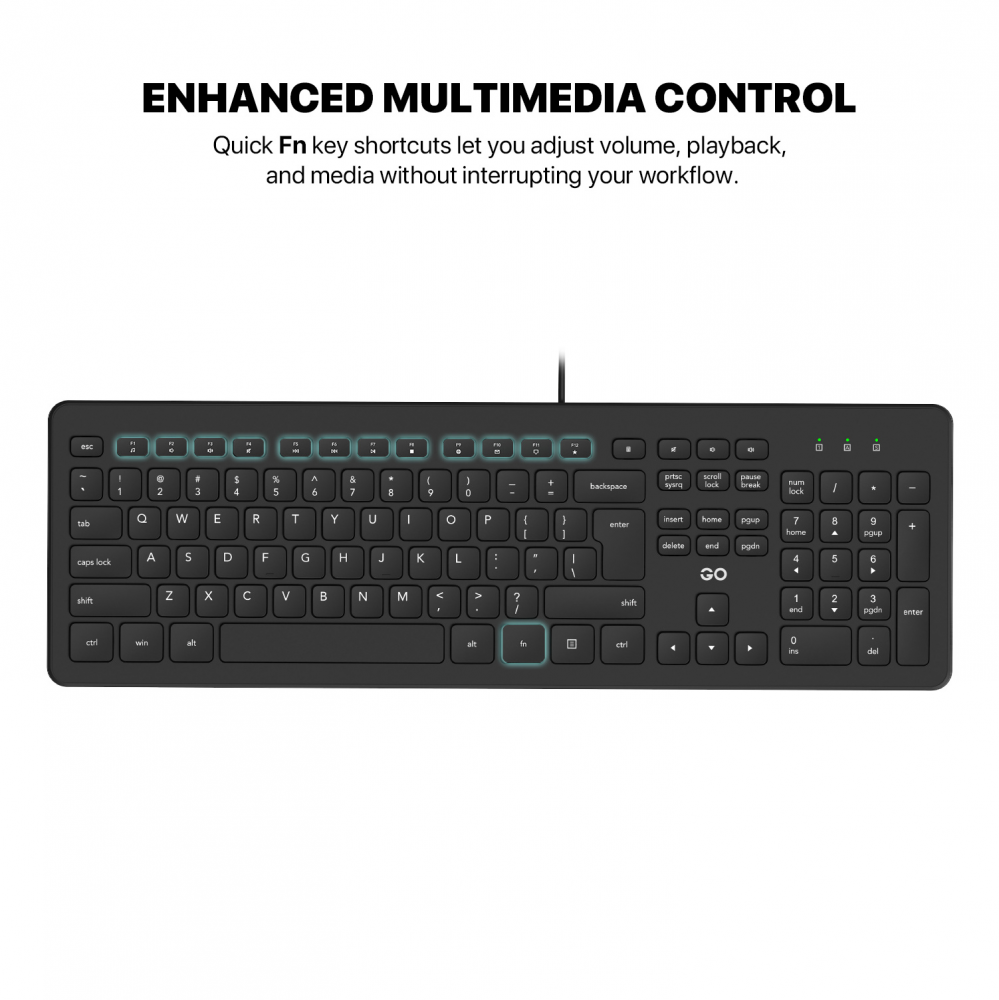Tastatura Wired Fantech K214 GO balck
