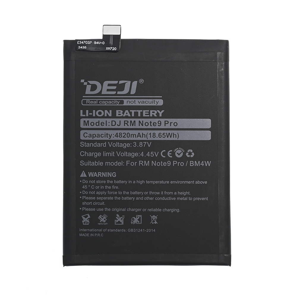 Baterija Deji za Xiaomi Redmi Note 9 Pro(4820mAh)BM4W