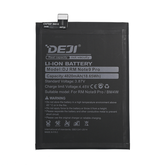 Baterija Deji za Xiaomi Redmi Note 9 Pro(4820mAh)BM4W