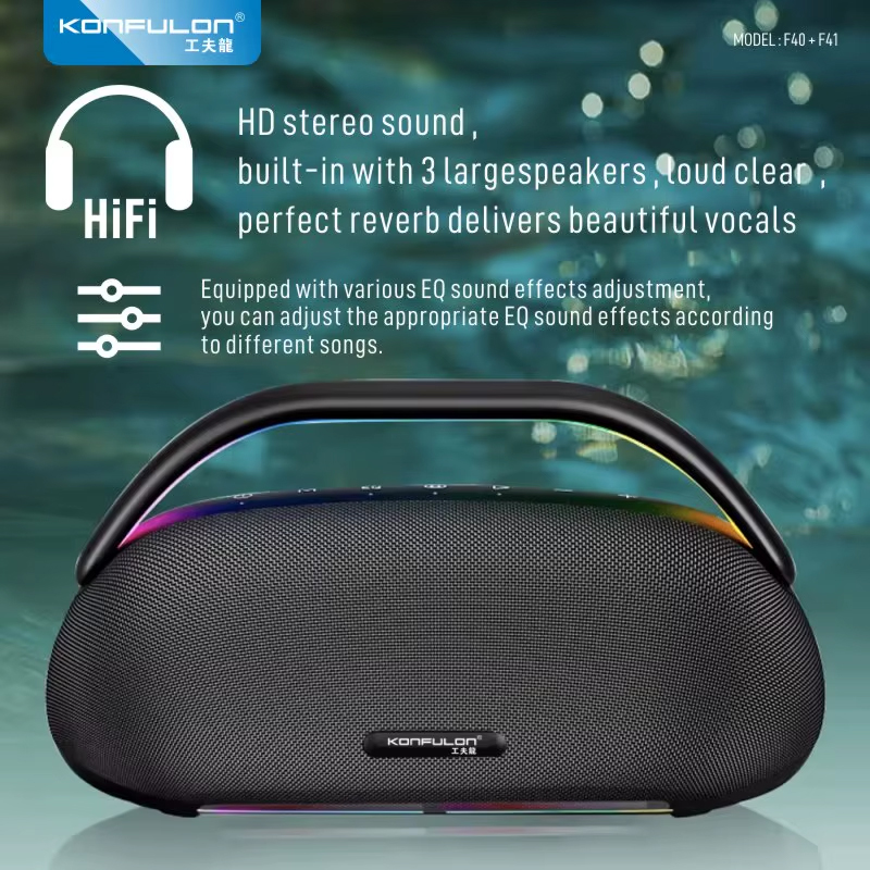 Bluetooth zvucnik KONFULON F40 80W baterija 12000mAh