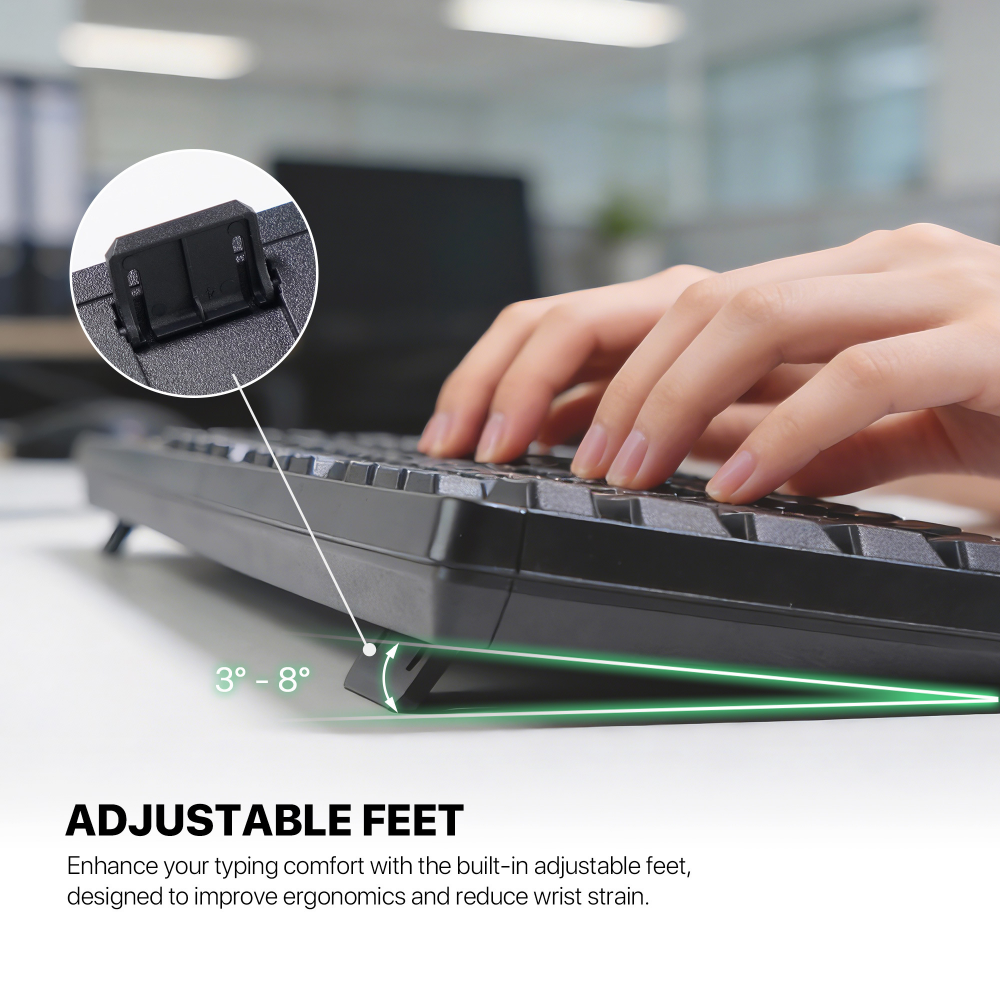 Combo mis tastatura wireless Fantech WK-900 GO crni