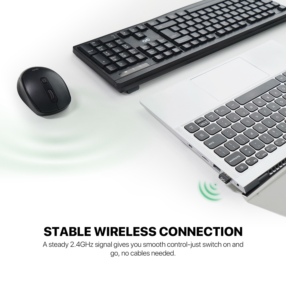 Combo mis tastatura wireless Fantech WK-900 GO crni