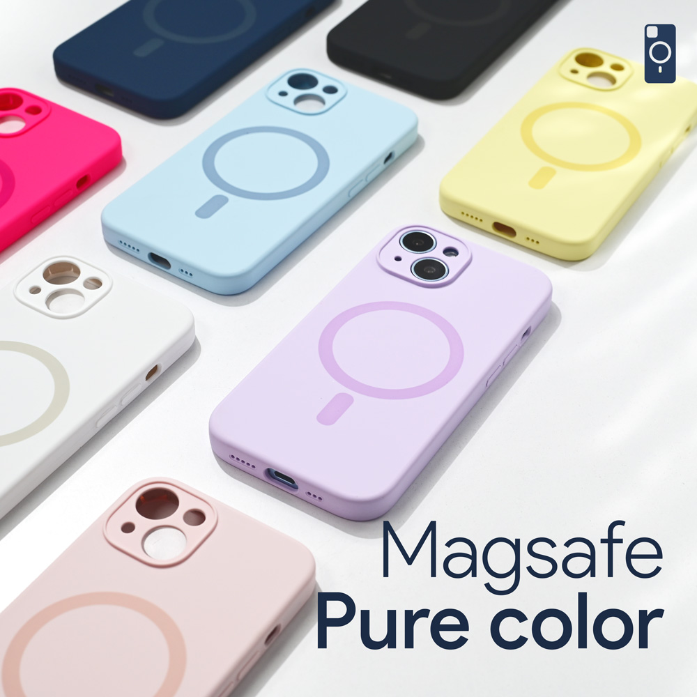 Torbica Magsafe Pure color za iPhone 15 Pro 6.1 narandzasta