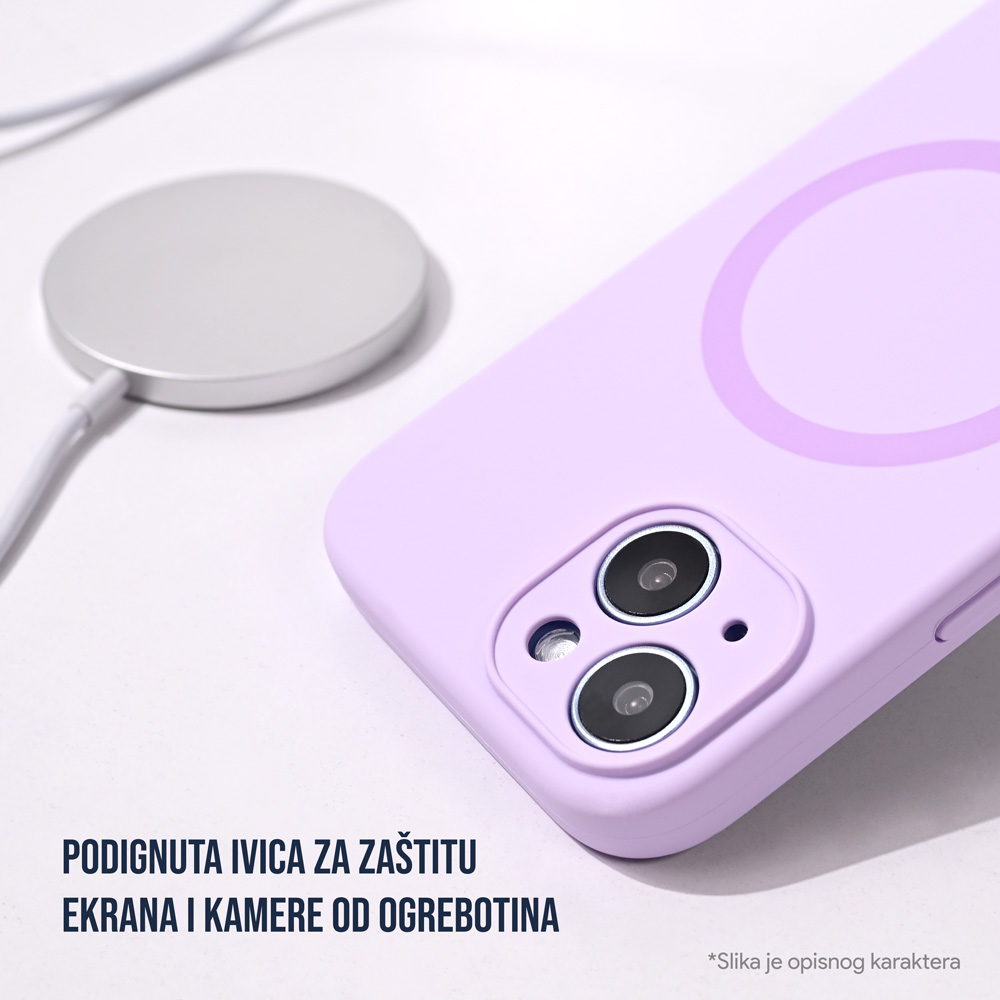Torbica Magsafe Pure color za iPhone 16 Pro 6.3 narandzasta