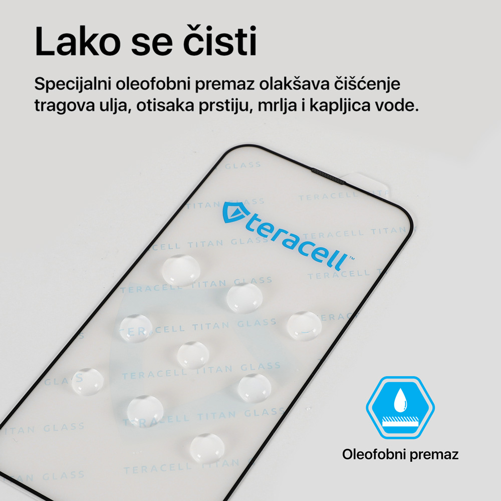 Zastitno staklo Tempered glass Teracell Titan 2.5D za Honor 600 Lite crni