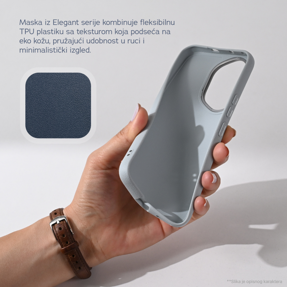 Torbica Elegant za Honor 600 crna