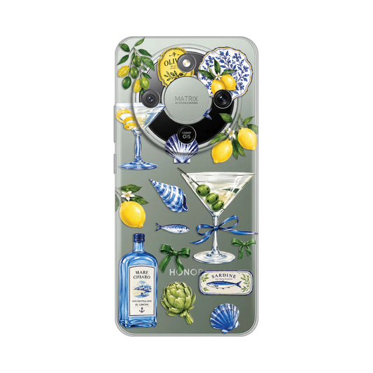 Torbica Silikonska Print za Honor Magic 8 Lite Mediterranean Martini