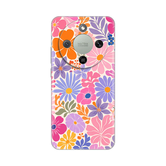 Torbica Silikonska Print za Honor Magic 8 Lite Sunny Petals