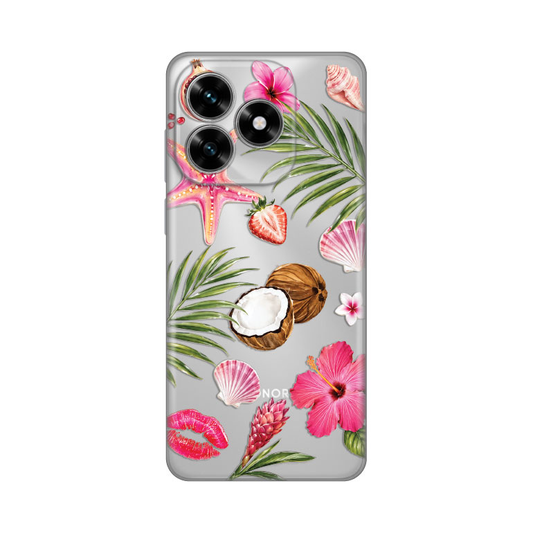 Torbica Silikonska Print za Honor X5c Plus Coconut Paradise