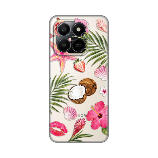 Torbica Silikonska Print za Honor X7d 4G/400 Smart 5G Coconut Paradise